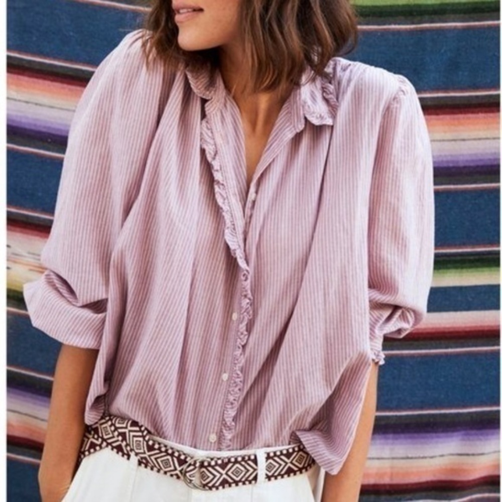 Xirena Hale Shirt in Beach Bum oversized will fit up to a  medium